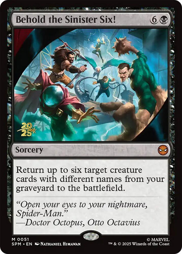 Behold the Sinister Six! (51) [Prerelease Cards]