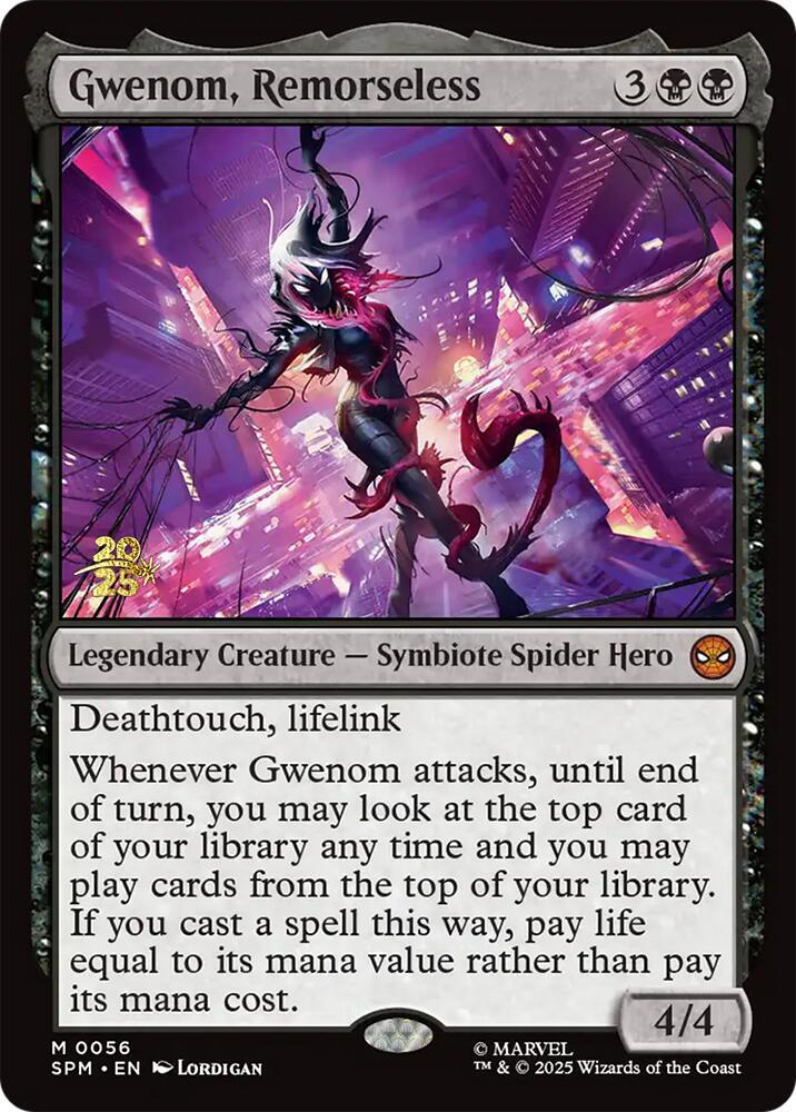 Gwenom, Remorseless (56) [Prerelease Cards]