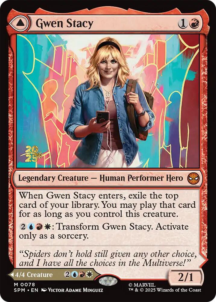 Gwen Stacy (78) [Prerelease Cards]