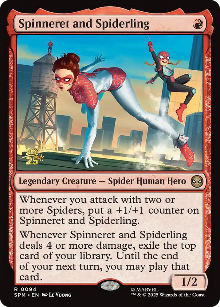 Spinneret and Spiderling (94) [Prerelease Cards]