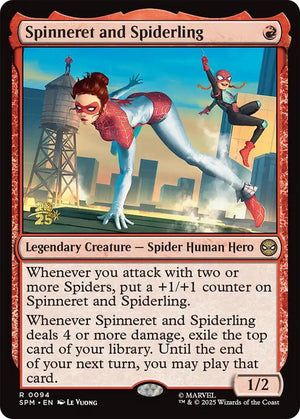 Spinneret and Spiderling (94) [Prerelease Cards]