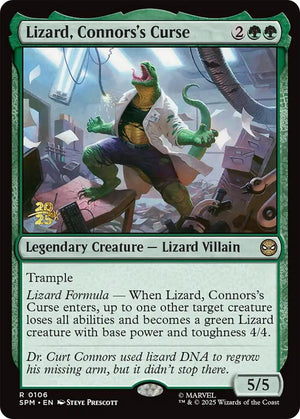 Lizard, Connors's Curse (106) [Prerelease Cards]