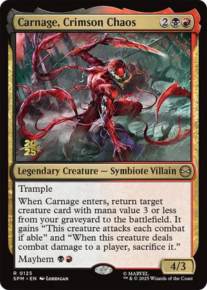 Carnage, Crimson Chaos (125) [Prerelease Cards]
