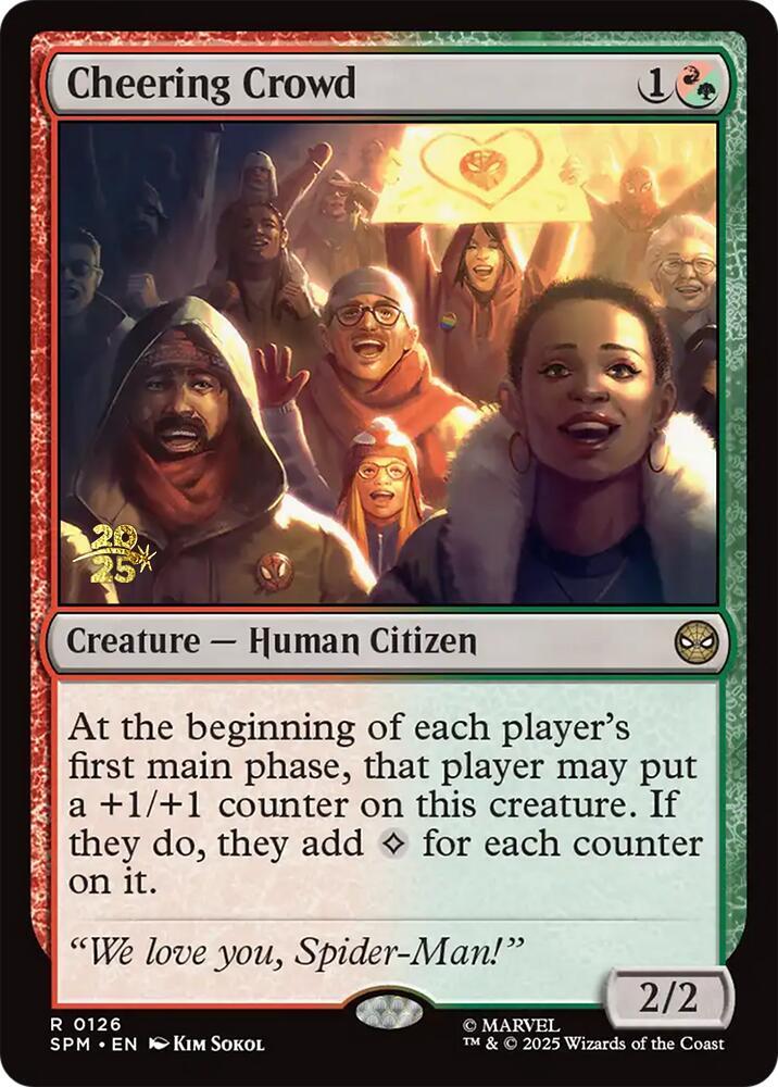 Cheering Crowd (126) [Prerelease Cards]