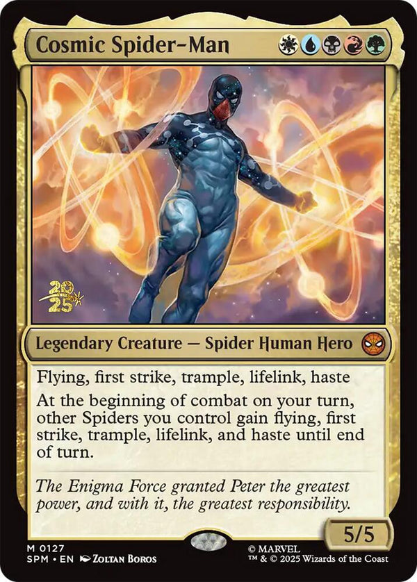 Cosmic Spider-Man (127) [Prerelease Cards]