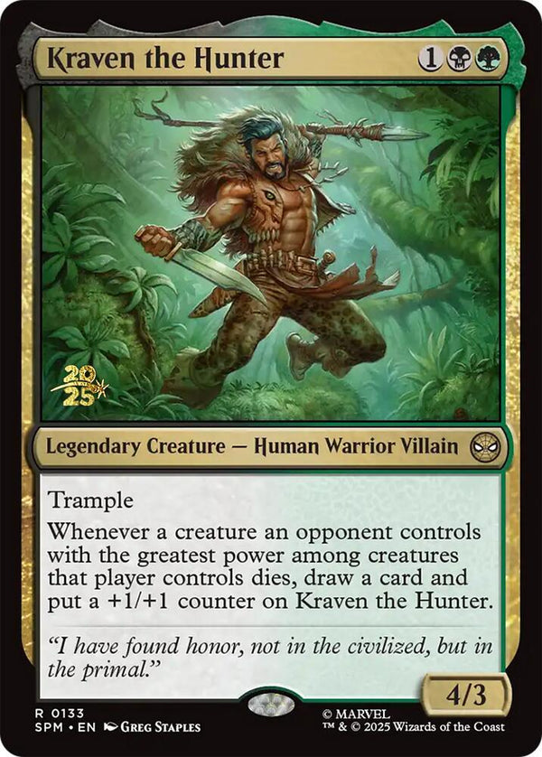 Kraven the Hunter (133) [Prerelease Cards]