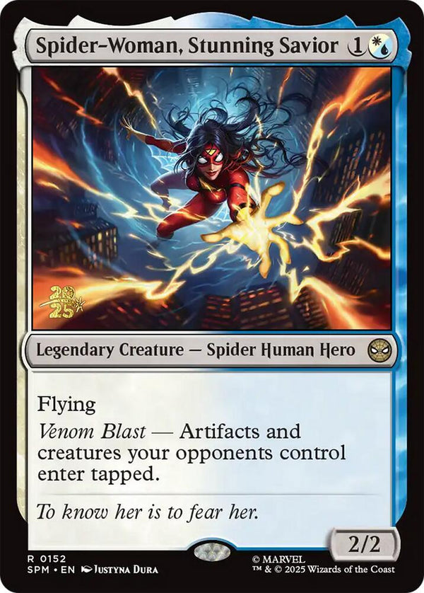 Spider-Woman, Stunning Savior (152) [Prerelease Cards]