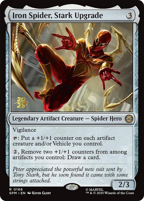 Iron Spider, Stark Upgrade (166) [Prerelease Cards]