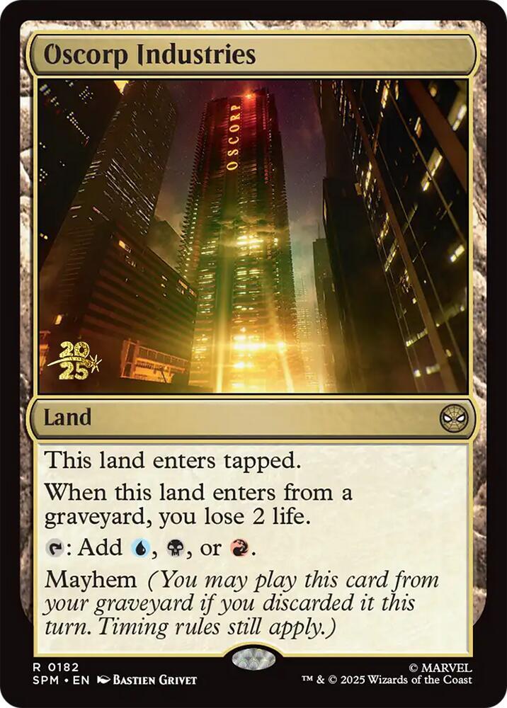 Oscorp Industries (182) [Prerelease Cards]