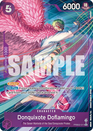 Donquixote Doflamingo (Alternate Art) (PRB02-011) [Premium Booster -The Best- Vol. 2]