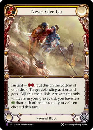 Never Give Up (APS015) [Armory Deck: Pleiades]