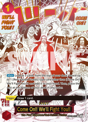 Come On!! We'll Fight You!! (Manga) (OP09-020) [Premium Booster -The Best- Vol. 2]