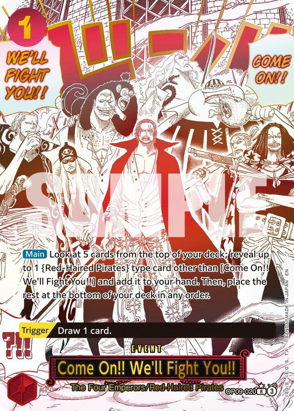 Come On!! We'll Fight You!! (Manga) (OP09-020) [Premium Booster -The Best- Vol. 2]