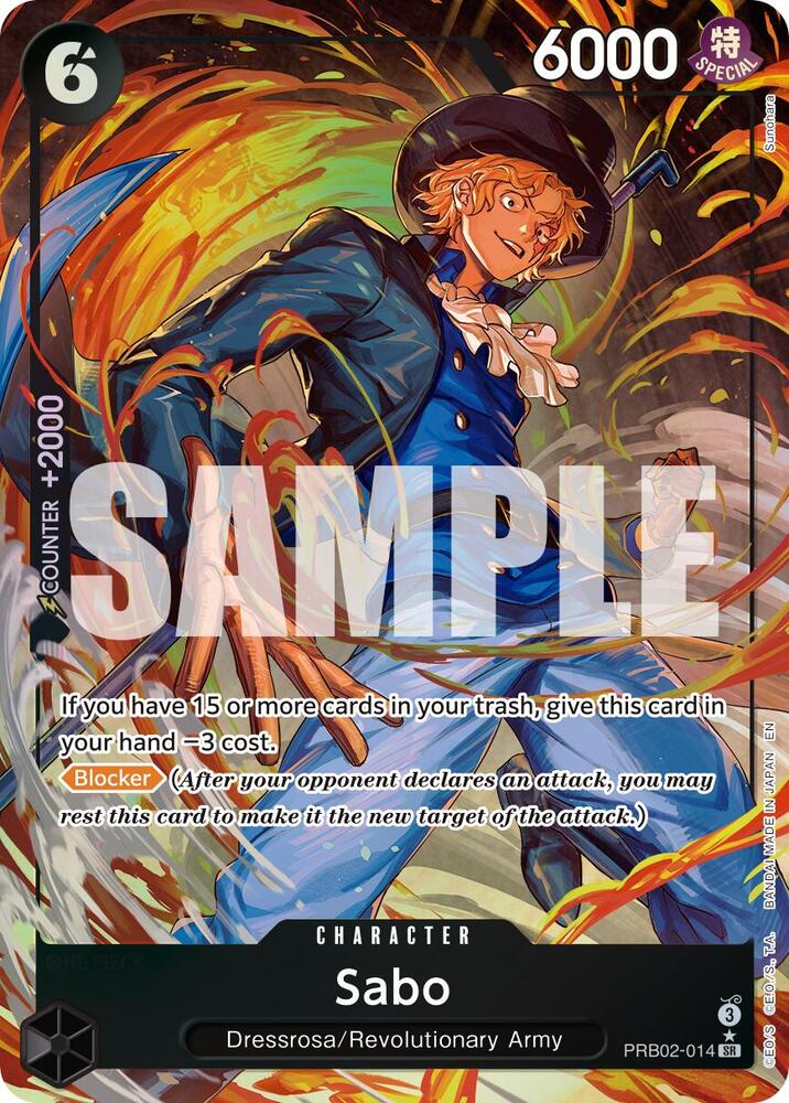 Sabo - PRB02-014 (Alternate Art) [Premium Booster -The Best- Vol. 2]
