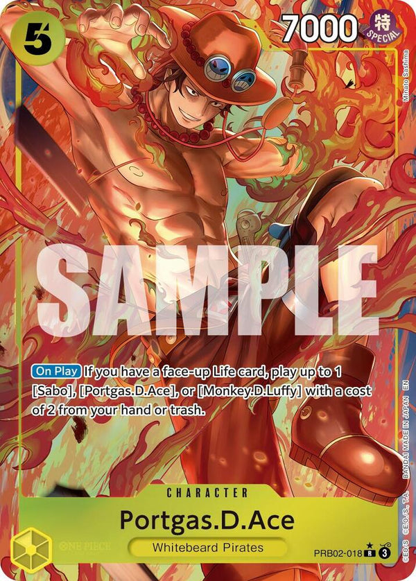 Portgas.D.Ace - PRB02-018 (Alternate Art) [Premium Booster -The Best- Vol. 2]