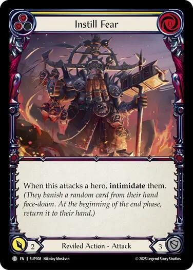 Instill Fear (Yellow) (SUP108) [Super Slam]