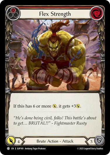 Flex Strength (Red) (SUP149) [Super Slam]