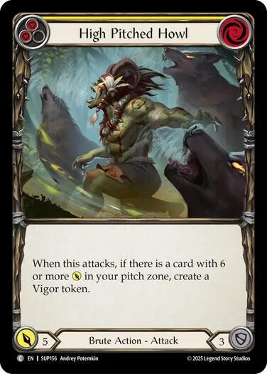 High Pitched Howl (Yellow) (SUP156) [Super Slam]