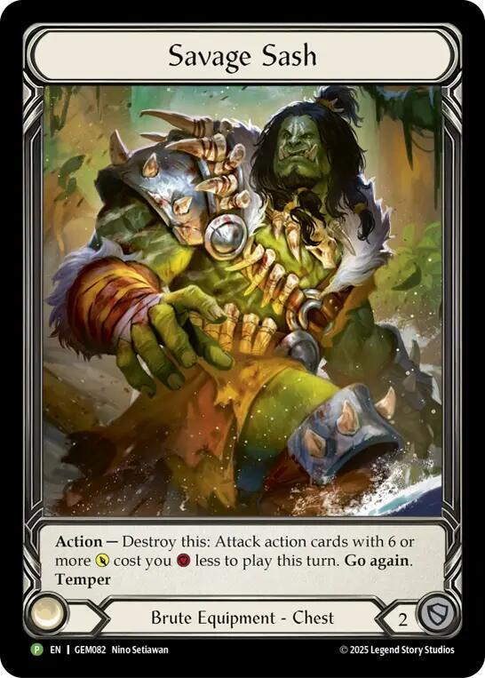 Savage Sash (GEM082) [GEM Pack 3]