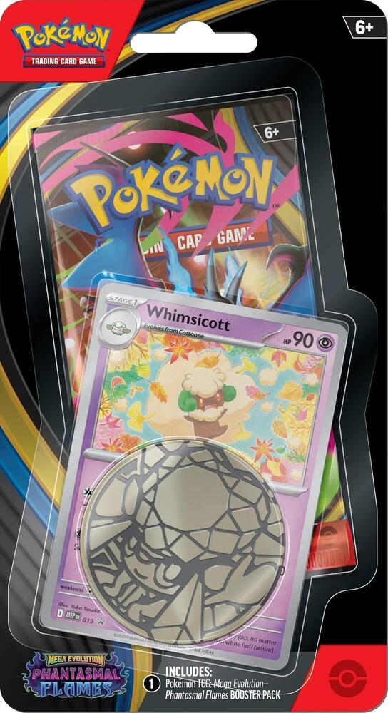 Phantasmal Flames Single Pack Blister Whimsicott - PREORDER November 11, 2025