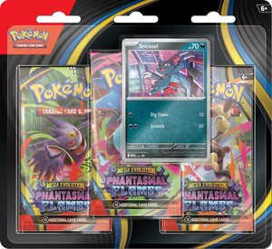 Phantasmal Flames 3 Pack Blister Sneasel - PREORDER November 11, 2025
