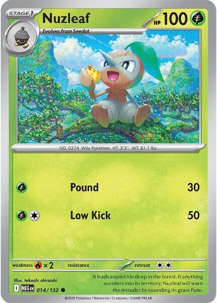 Nuzleaf (014/132) [ME01: Mega Evolution]