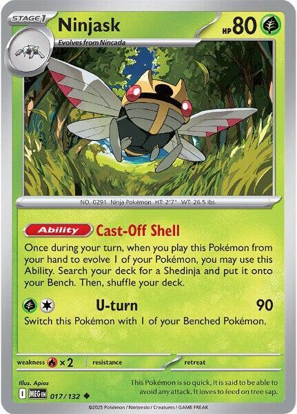 Ninjask - 017/132 [ME01: Mega Evolution]