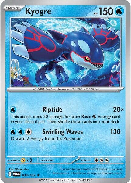 Kyogre (034/132) [ME01: Mega Evolution]