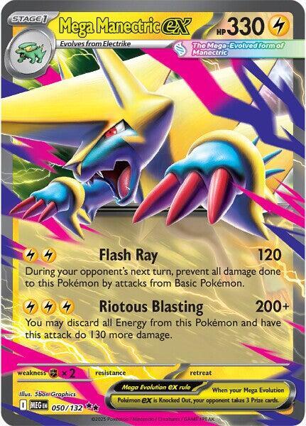Mega Manectric ex - 050/132 [ME01: Mega Evolution]