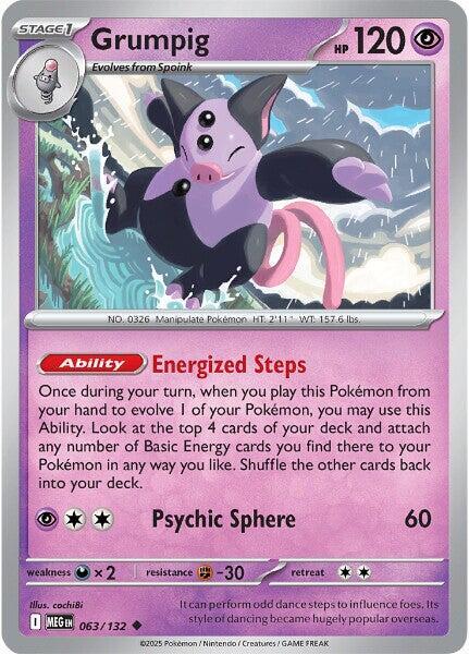 Grumpig (063/132) [ME01: Mega Evolution]