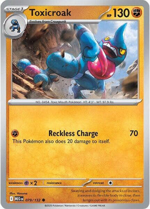 Toxicroak (079/132) [ME01: Mega Evolution]