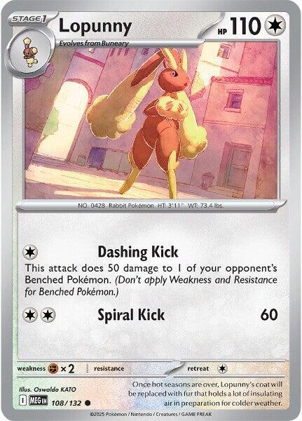 Lopunny (108/132) [ME01: Mega Evolution]