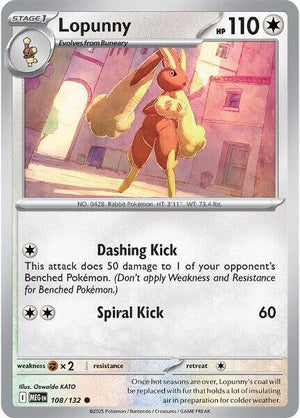 Lopunny (108/132) [ME01: Mega Evolution]