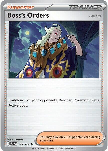 Boss's Orders [Ghetsis] (114/132) [ME01: Mega Evolution]