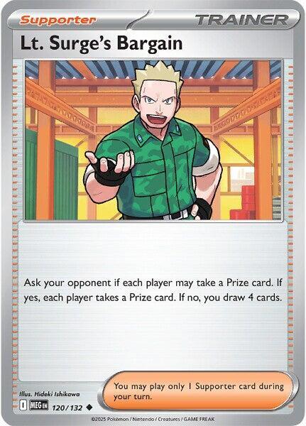 Lt. Surge's Bargain - 120/132 [ME01: Mega Evolution]