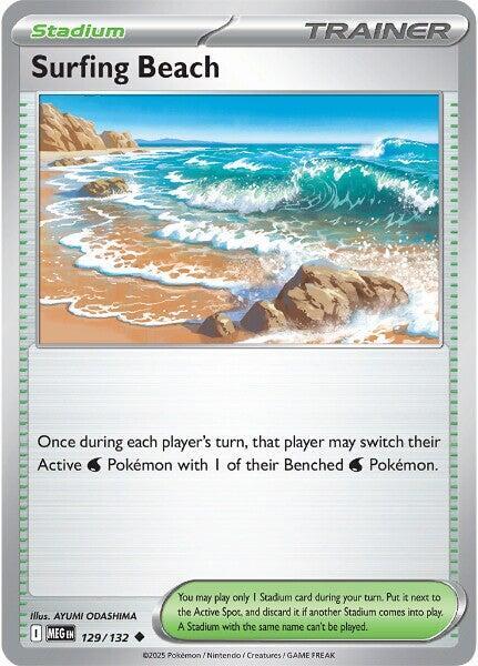 Surfing Beach (129/132) [ME01: Mega Evolution]