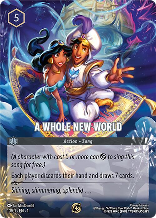 A Whole New World (10) [Disney Lorcana Promo Cards]