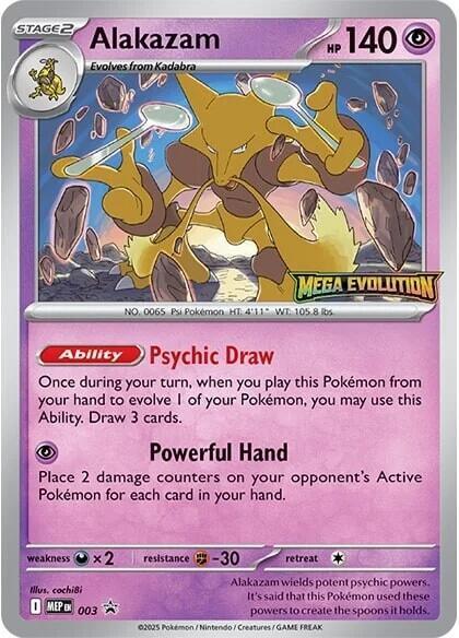 Alakazam - 003 [ME: Mega Evolution Promo]