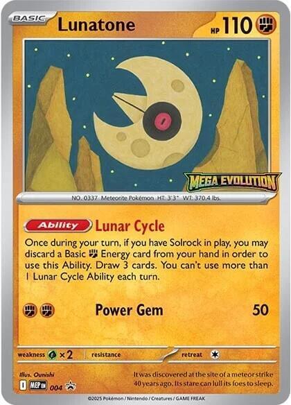 Lunatone - 004 [ME: Mega Evolution Promo]