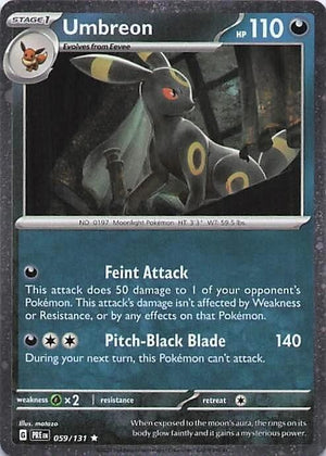 Umbreon - 059 (Cosmos Holo) (059/131) [Miscellaneous Cards and Products]