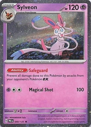 Sylveon - 040/131 (Cosmos Holo) [Miscellaneous Cards and Products]
