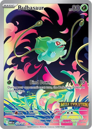 Bulbasaur - 133/132 (Mega Evolution Stamped) [Miscellaneous Cards and Products]