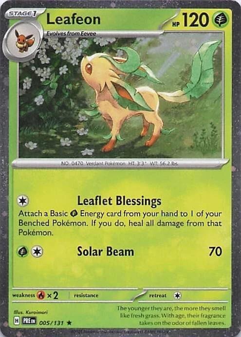 Leafeon - 005/131 (Cosmos Holo) [Miscellaneous Cards and Products]