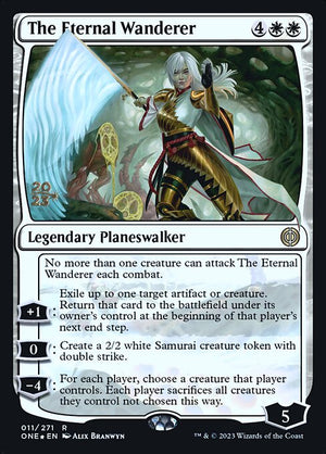 The Eternal Wanderer (11s) [Phyrexia: All Will Be One Promos]