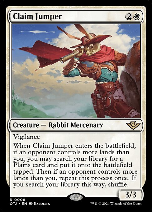 Claim Jumper (8) [Outlaws of Thunder Junction]