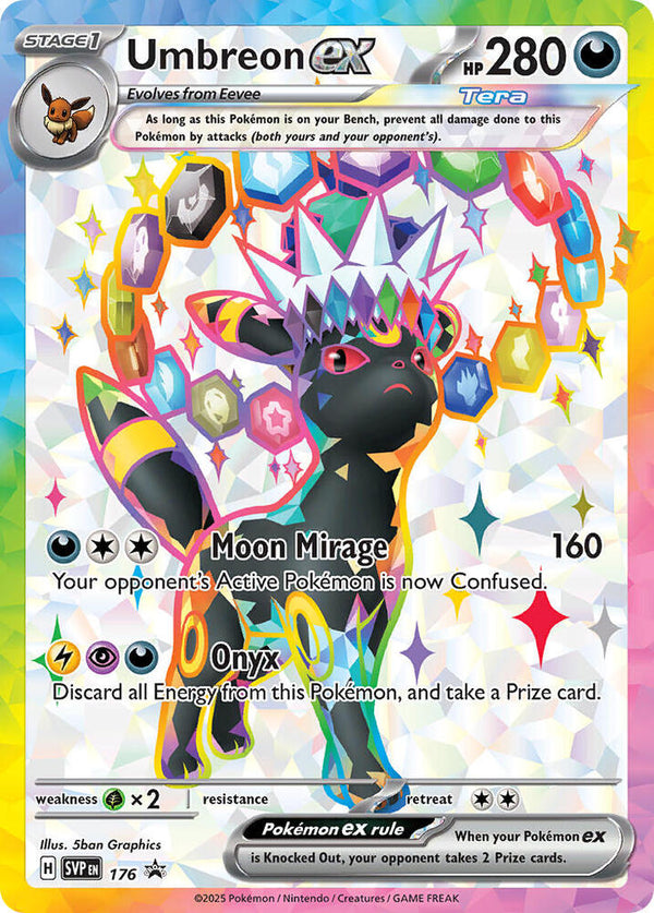 Umbreon ex - 176 (SVP 176) [SV Scarlet and Violet Promo Cards]
