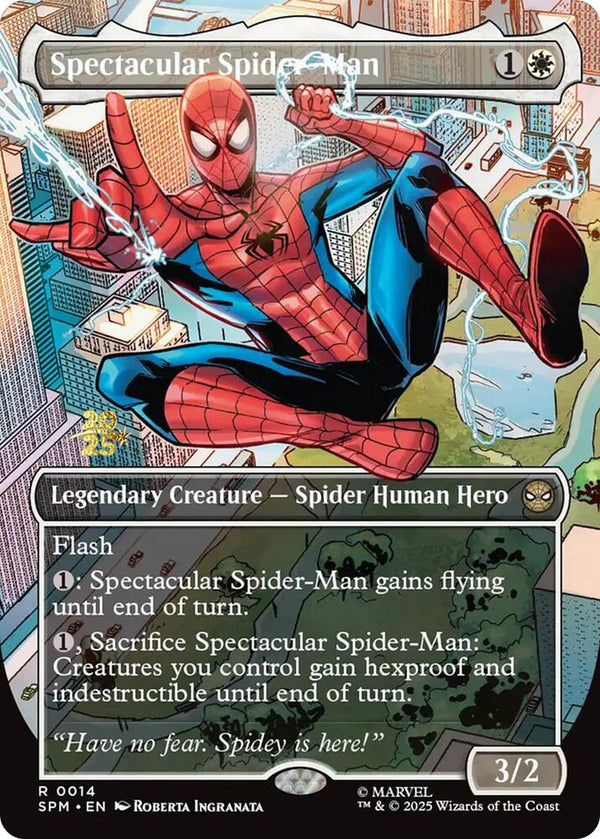 Spectacular Spider-Man (Borderless) (14) [Prerelease Cards]