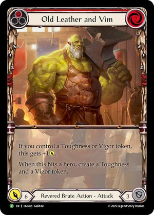 Old Leather and Vim - LGS418 [Flesh and Blood Promo Cards]