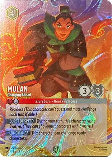 Mulan - Charging Ahead (3) [Disney Lorcana Promo Cards]