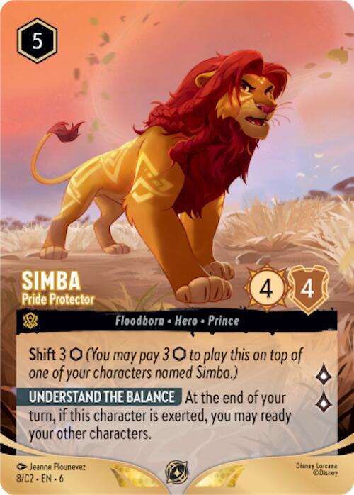 Simba - Pride Protector (8) [Disney Lorcana Promo Cards]